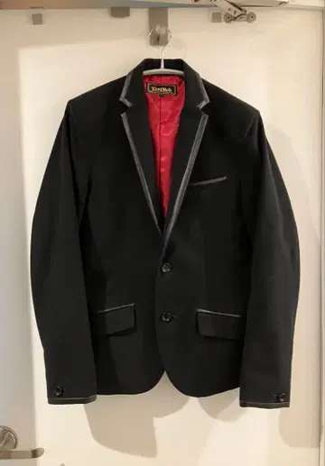 제조 중지품 666 King Mob 가죽 절개 스쿨 자켓 펑크 록