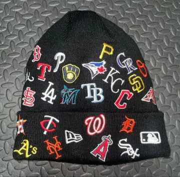 MLB 니트 모자 캡 [ 새상품급 ]