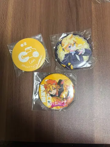 카가미네 렌 캔뱃지 세트