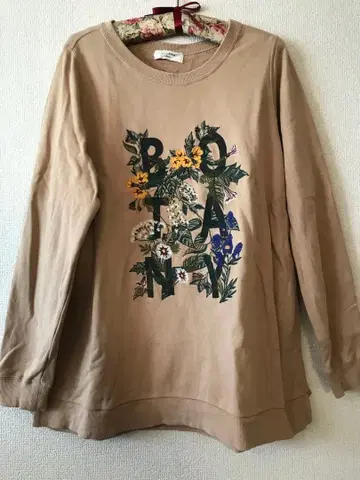 슈퍼 하카 빅 사이즈 꽃 자수 트레이닝복