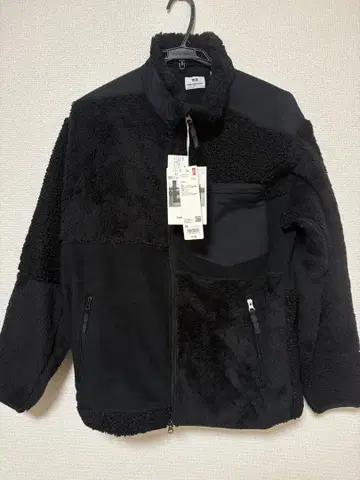 유니클로 콤비네이션 플리스 자켓 XL 블랙