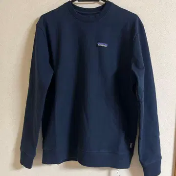 파타고니아 맨투맨 M 사이즈 네이비 색 속기모 트레이닝복