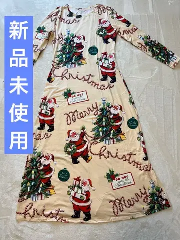 산타클로스 프린트 룸웨어 미사용 새상품