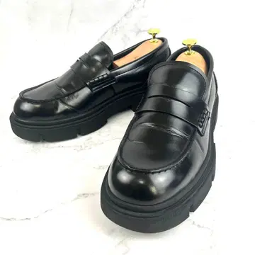 ZARA 통굽 스니커즈 로퍼 27cm 블랙