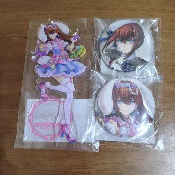 STEINS;GATE 슈타인즈 게이트 진심 복권 아크릴 스탠드 캔 배지