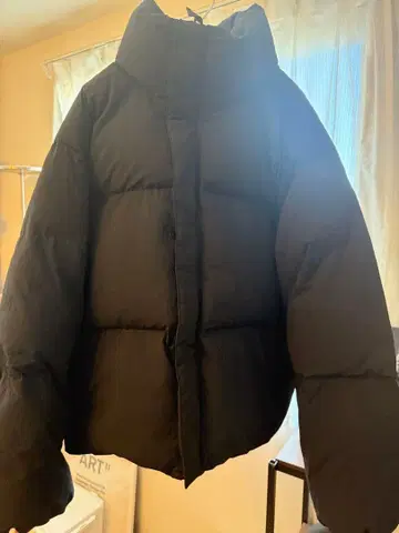 UNIQLO U 패디드 볼륨 자켓 블랙 l