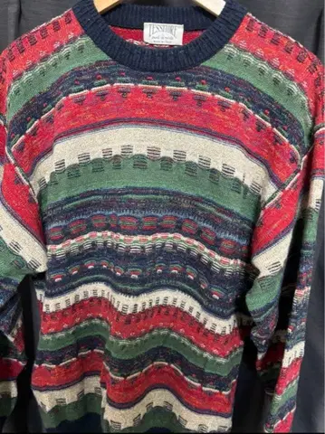 TESSITORE 멀티 스트라이프 니트 스웨터