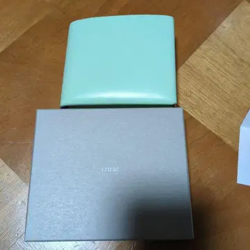 irose 민트 그린 접이식 지갑 박스 포함 새상품