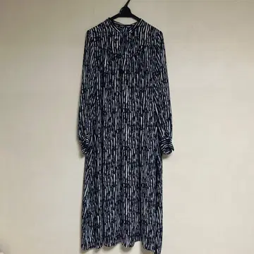 EMMEL REFINES 에멜리파인즈 프린트 개더 롱 원피스