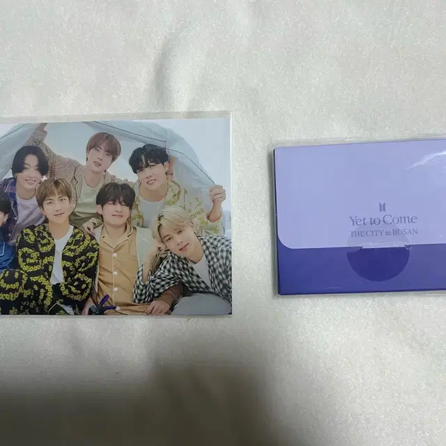 방탄 bts 부산 옛투컴 콘서트 부산 호텔 미개봉 포카세트+엽서사진