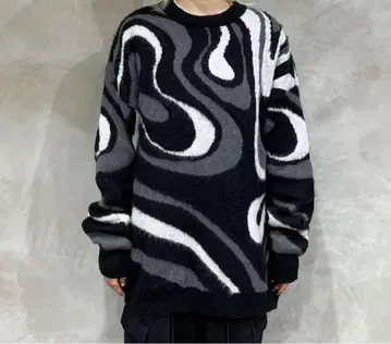 sedacle 마블 샤기 니트 풀오버