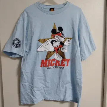 미키마우스 신일본 프로레슬링 콜라보 T셔츠 (남성용 XL)