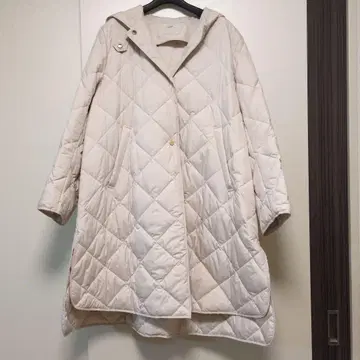 이에나 아이보리 퀼팅 벤치 코트 36