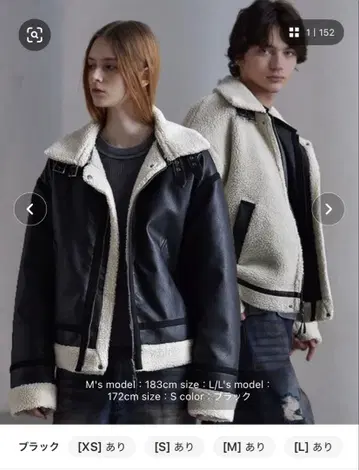 [ CLEL ] 4way 리버서블 페이크 무스탕 자켓