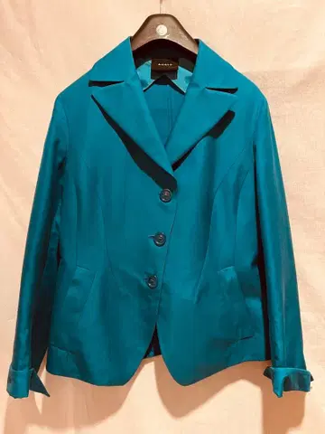 MARINA RINALDI 마리나 리날디 자켓 터콰이즈 블루