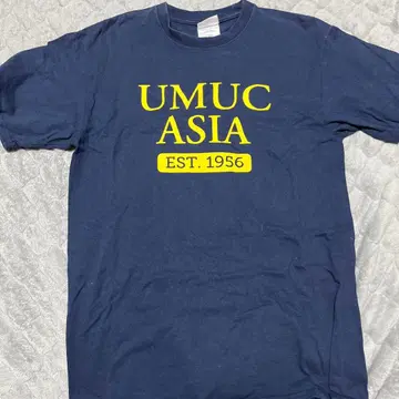 빈티지 UMUC ASIA 티셔츠 M 네이비