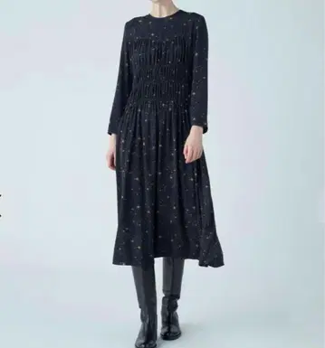 보르지 루미너스 프린트 원피스