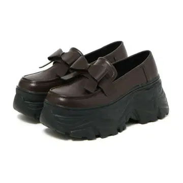 BUBBLES 버블스 리본 로퍼 통굽 로퍼