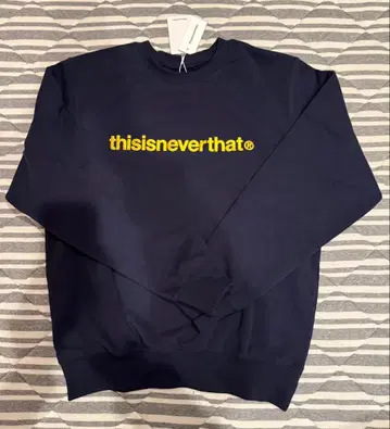 thisisneverthat T-Logo 크루넥 네이비 S
