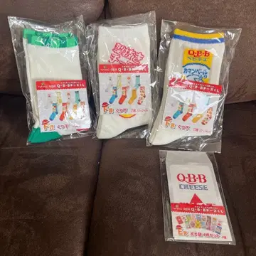 두근두근 복권 QBB 치즈 복권 양말 3개 복주머니 삭스 레트로