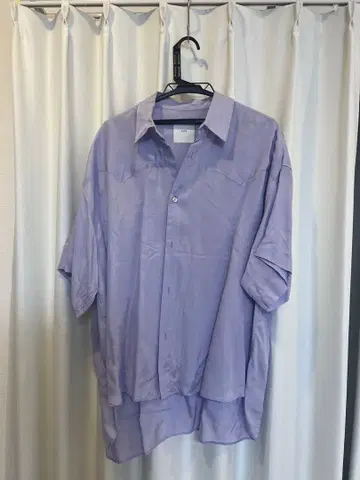 Lui's 라벤더 반팔 셔츠 F 사이즈