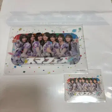 노기자카 스마트뉴스 클리어 카드 스마페스 스티커