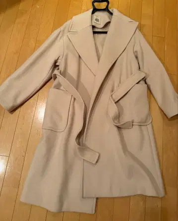 snidel 아이보리 해밀턴 울 롱 코트