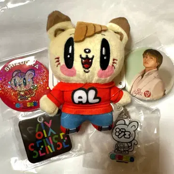 [ 5세트 ] 시라하마 아란 제고양이 마스코트 캔뱃지 (2) 키링 외