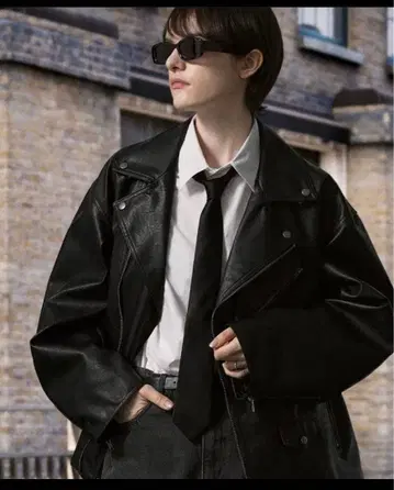 오버 사이즈 더블 라이더스 자켓(M)/ENDER PRODUCTS