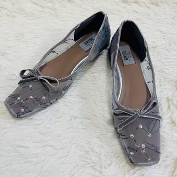 루타롱그리스 별자리 자수 플랫 펌프스 23.5cm