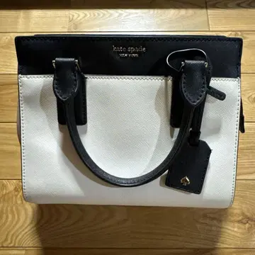 케이트 스페이드 캐머런 2way 사첼백 바이컬러 화이트