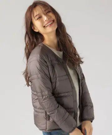 [ 카와타 페더 x BAYFLOW ] 포켓터블 숏 다운 블루종