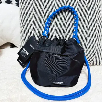 topologie 뜨개질 핸들 숄더백