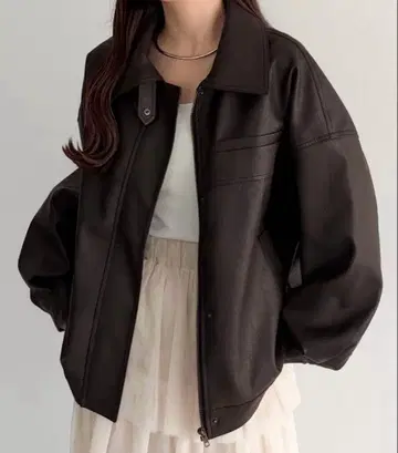 callautia 가죽 자켓