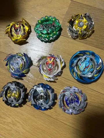 베이블레이드 레이어 9개 세트