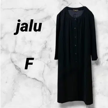 0668 자르 롱 원피스 관혼상제 고급 블랙 포멀 F