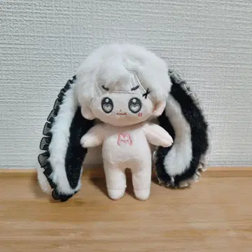 무속성 봉제 인형 10cm 크림 폴리 면화