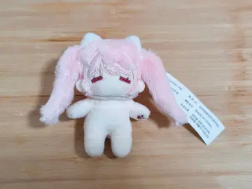 무속성 봉제 인형 5cm 딸기 밀크 시쿠시쿠 씨 면화