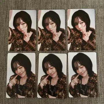 aespa 2025 LIVE TOUR 랜덤 트레이딩 카드 2종 6장 세트