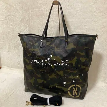 새상품급 잔티반티 카모플라쥬 카모플라주 숄더 토트백 2way GM
