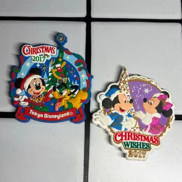 디즈니랜드 디즈니씨 2017년 크리스마스 마그넷