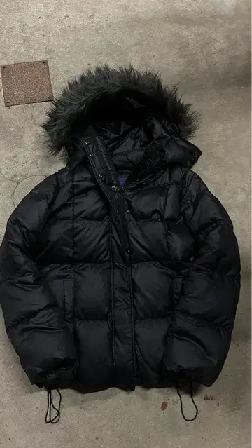 black fur down jacket archive swag