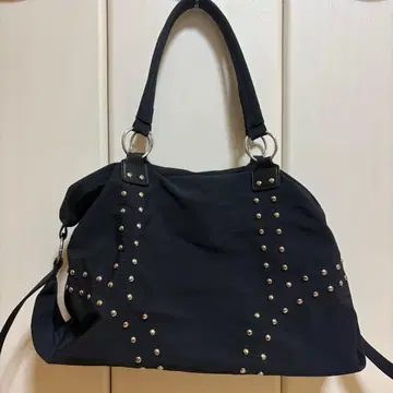 [한국] 스터드 백 블랙 대용량