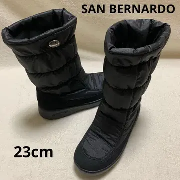[ SAN BERNARDO ] 스노우 부츠 보아 블랙 23cm