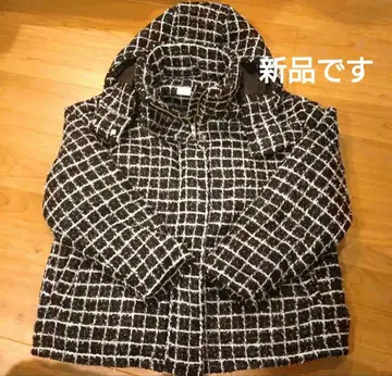 ZARNY 체크 무늬 후드 부착 아우터