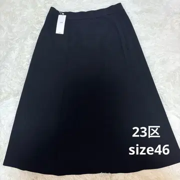 택 포함 미사용 새상품 빅 사이즈 23구 비스코스 스트레치 플레어 스커트