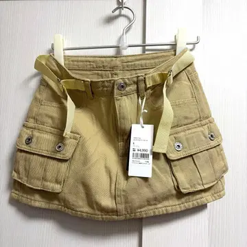 SEU 미니 스커트 베이지 L