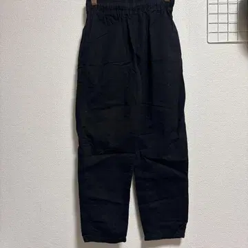 블랙 셰프 팬츠 허리밴딩