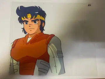 사무라이 트루퍼 선화 & 애니메이션 셀화 금강의 슈