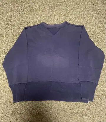 챔피온 런택 복각 맨투맨 샐러리 퍼플네이비